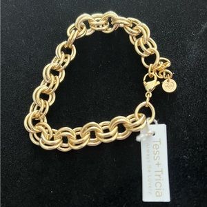NWT Tess + Tricia Bracelet - gold chain